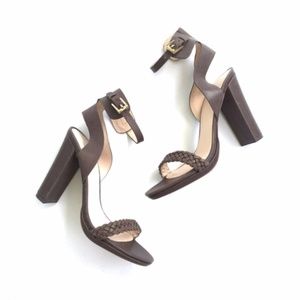 Victoria's Secret Block Heel, Braided Sandal